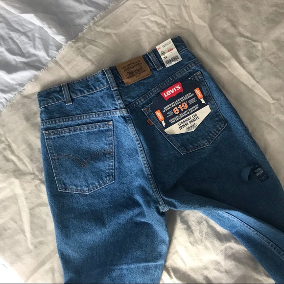 COPY - NWT Vintage Orange Tab Levi’s 619 Straight 33x34 - Picture 3 of 5